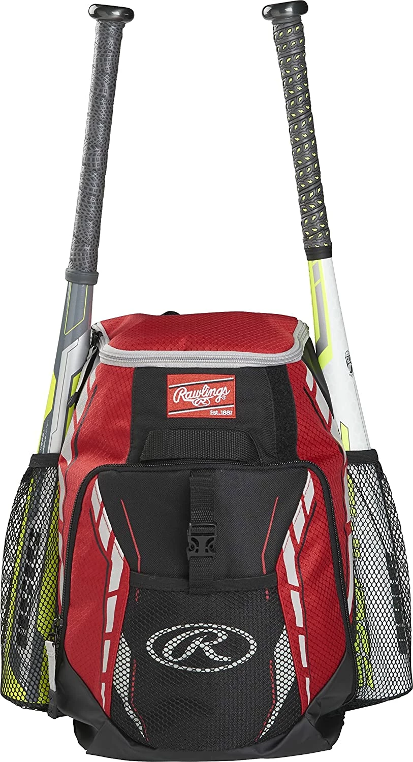 Rawlings Players Team Backpack Youth Red - Image 3