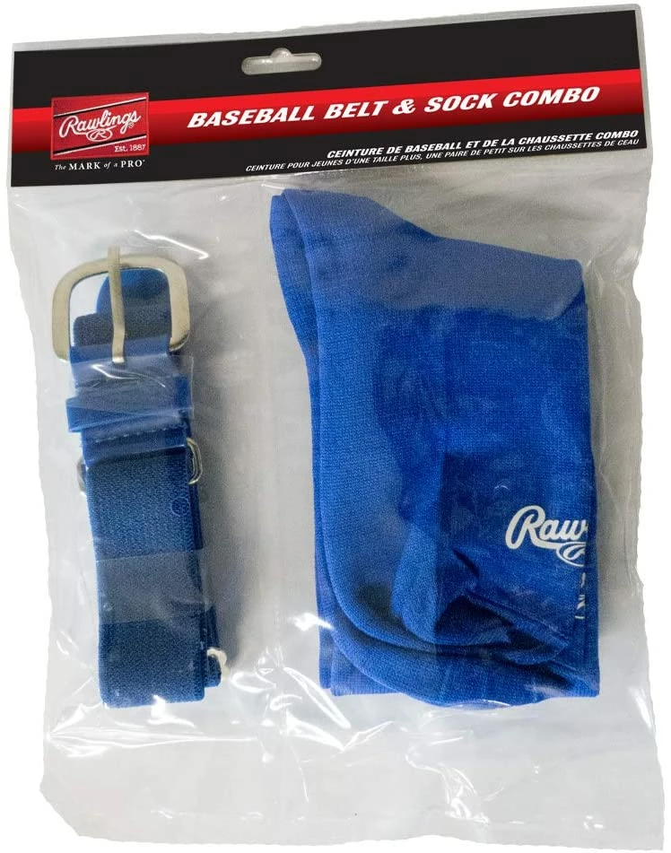 Rawlings Belt And Sock Combo Youth Royal - Image 2