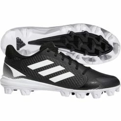 Adidas Boy’s PureHustle 2 MD Baseball Shoe Black