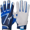Mizuno B-303 Youth Baseball Batting Glove Blue Pair