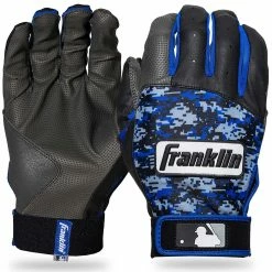 Franklin Digitek Batting Gloves Adult Pair Royal