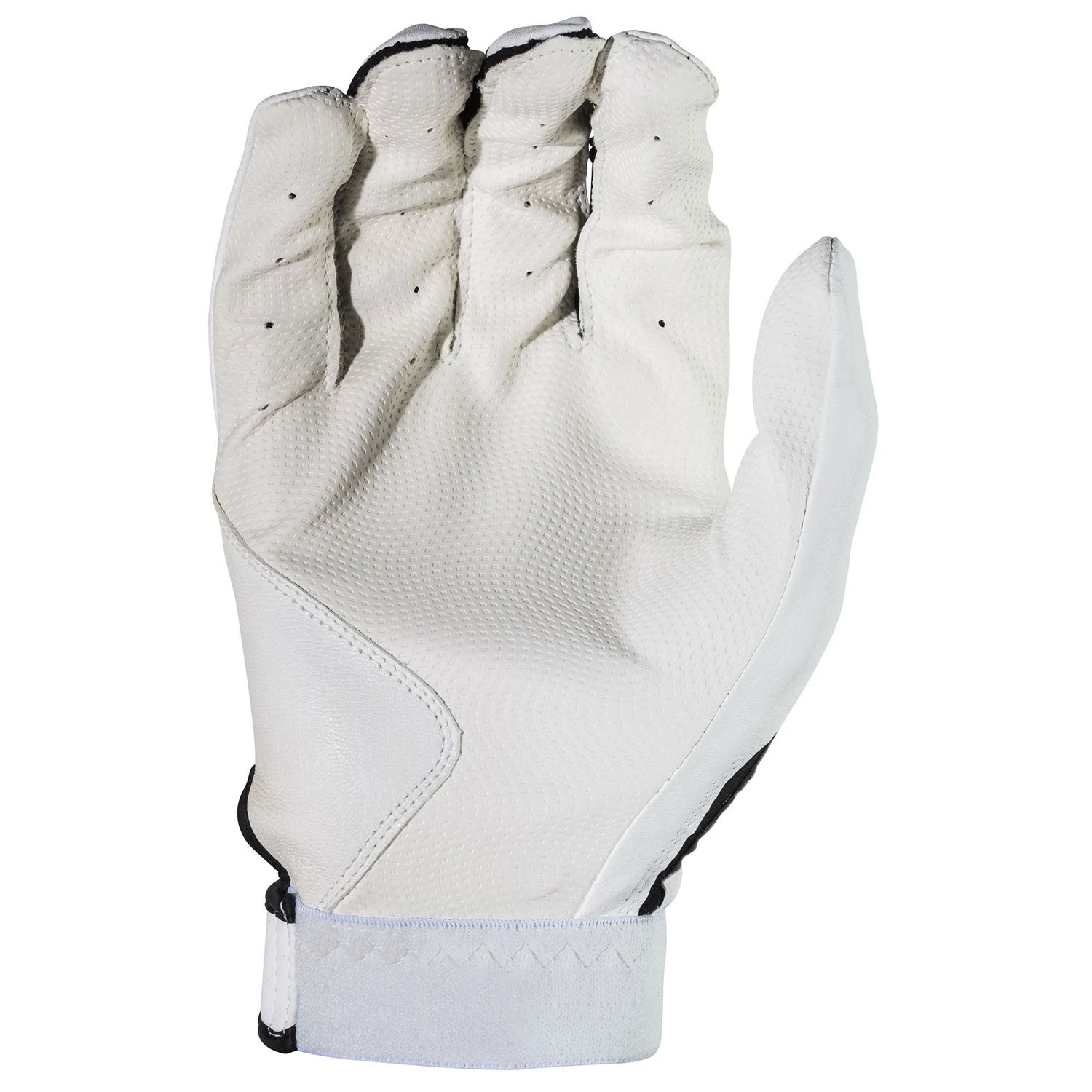 Franklin Digitek Batting Gloves Youth Grey White Black Pair - Image 3