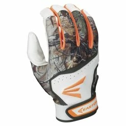 Easton Hyperskin HS7 RealTree Adult Baseball Batting Gloves (White)
