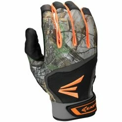 Easton Hyperskin HS7 RealTree Adult Baseball Batting Gloves (Black)