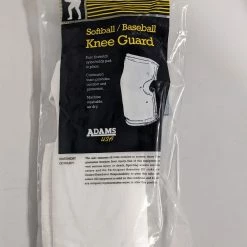 Champion Sports Adams Softball/Baseball Knee Guards Youth Baseball White New