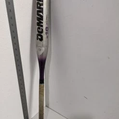 DeMarini Cat Softball/Baseball Bat Size 29 In 19 Oz Silver/Purple Used