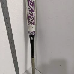 Louisville Slugger Diva Softball/Baseball Bat Size 25 In 12.5 Oz White/Black/Purple Used