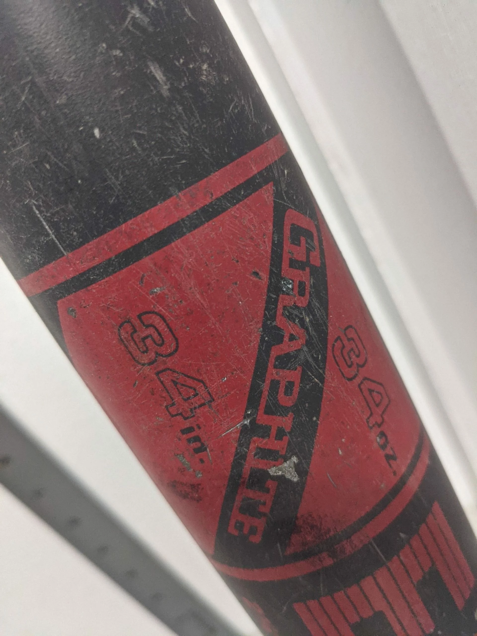 Easton Graphite Softball/Baseball Bat 34 In 34 Oz Gray/Black Used - Image 4