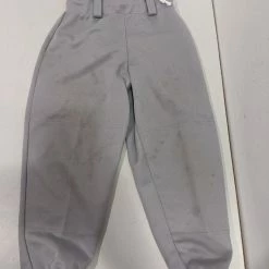 Easton Youth Baseball Pants Size Youth 2XS Gray Used