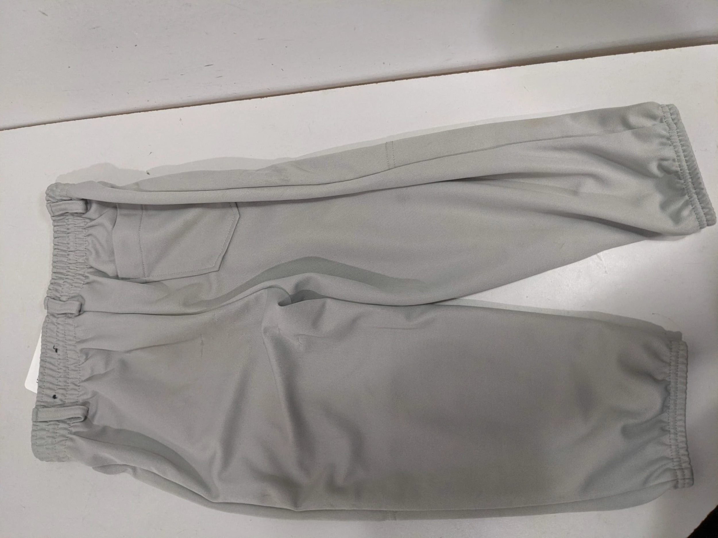 Adidas Youth Baseball Pants Size Youth Small Gray Used - Image 2