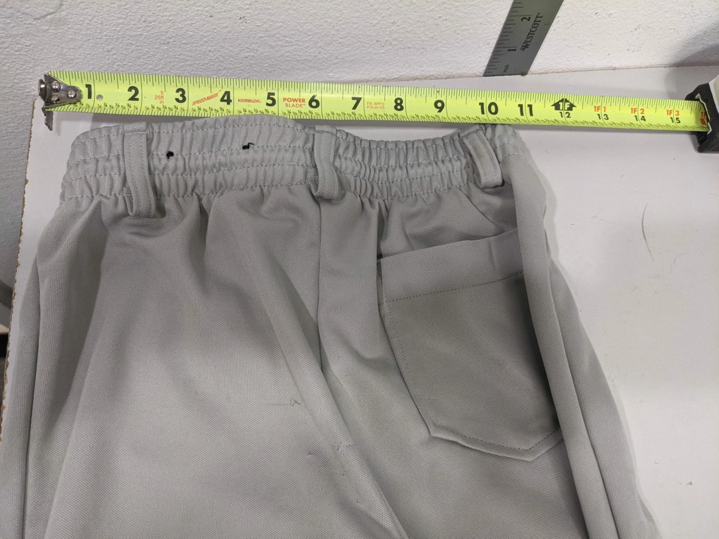 Adidas Youth Baseball Pants Size Youth Small Gray Used - Image 4