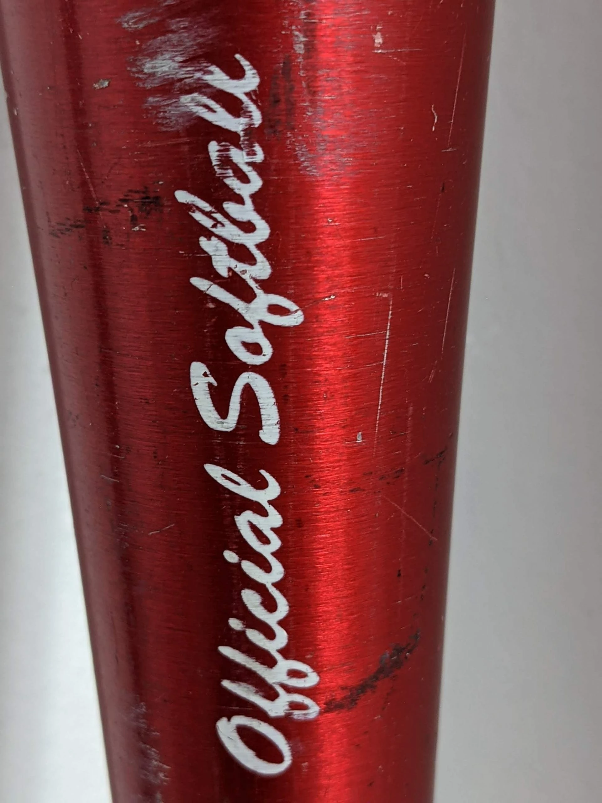 Worth Ball Buster Softball Bat Size 33 In 25oz Red Used Baseball - Image 2