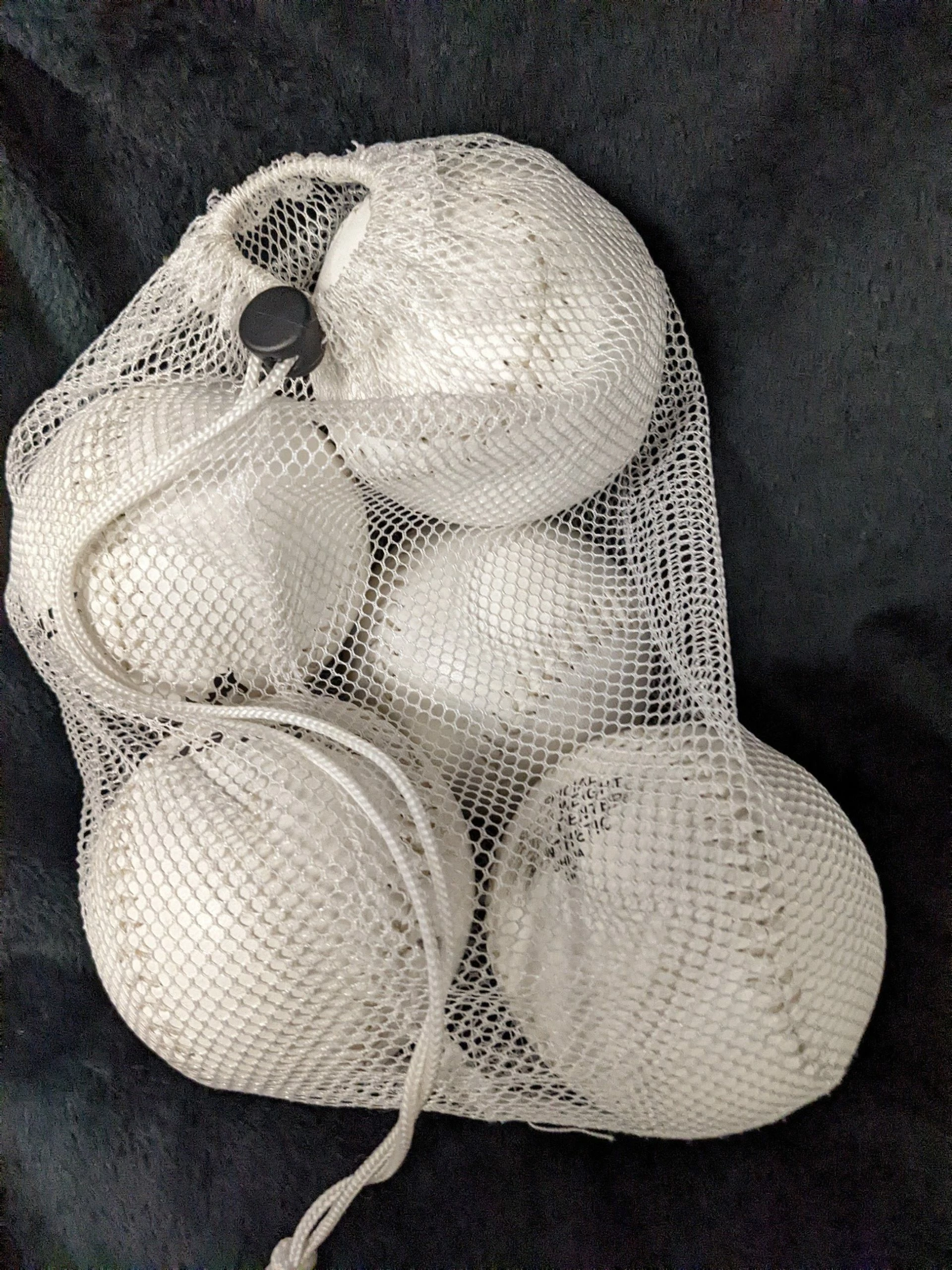 Dudley Lightning Official 12 In Softballs Size Bag Of 5 Color White Condition Used