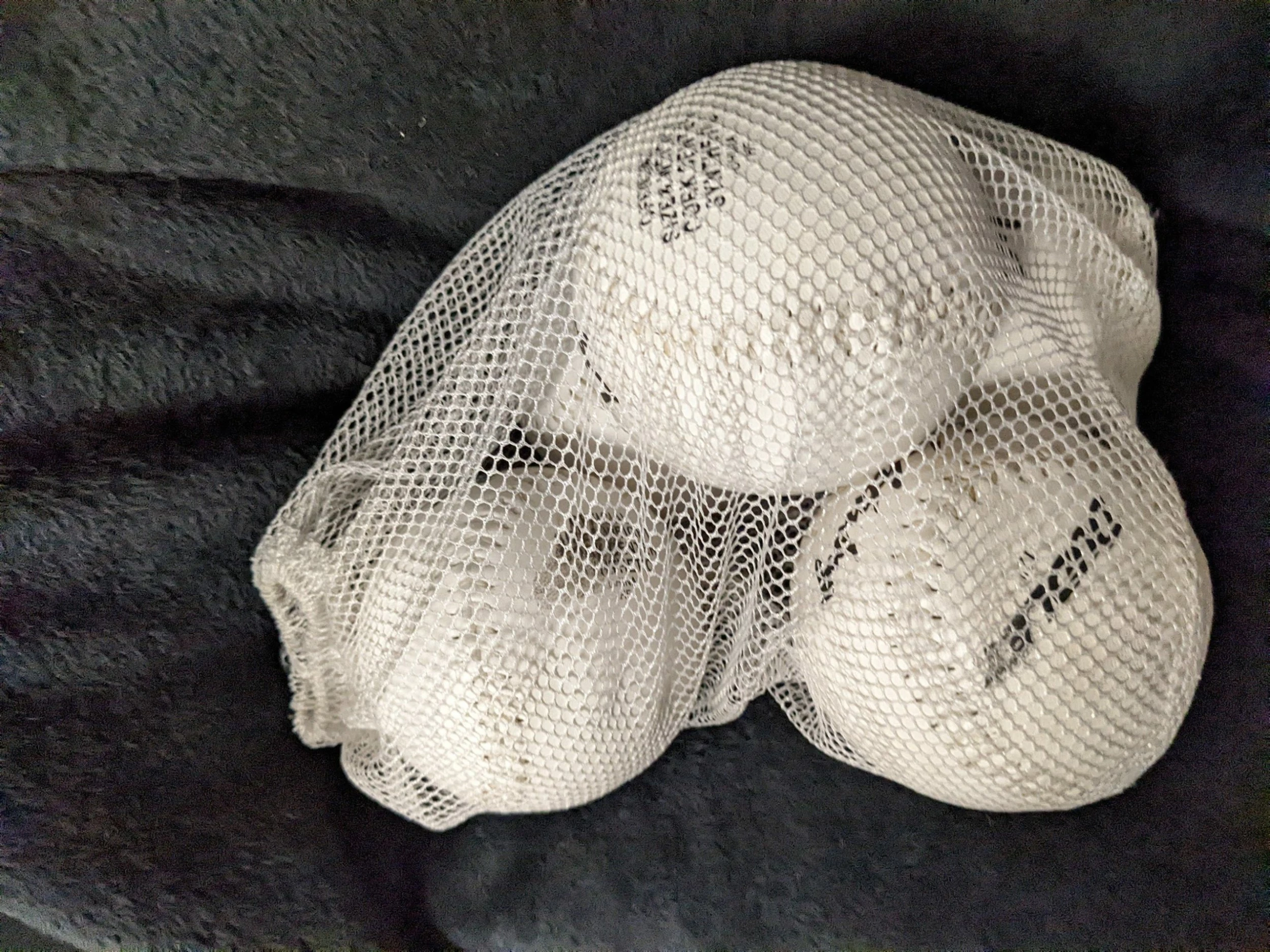 Dudley Lightning Official 12 In Softballs Size Bag Of 5 Color White Condition Used - Image 2