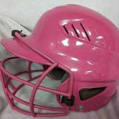 Rawlings Baseball/Softball Batting Helmet Size 6.5 In - 7.5 In Color Pink Condition Used