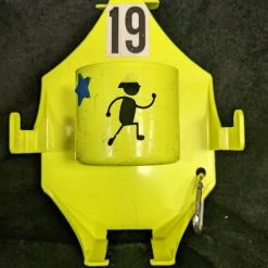 My Dugout Buddy Bat, Glove, Cup Holder Size 1 Cup Color Yellow Condition Used Baseball Bat Softball