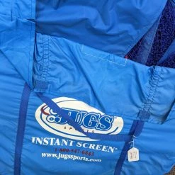 Jugs Sports Instant Screen Net Size 8 Ft X 7 Ft Color Blue Condition Used