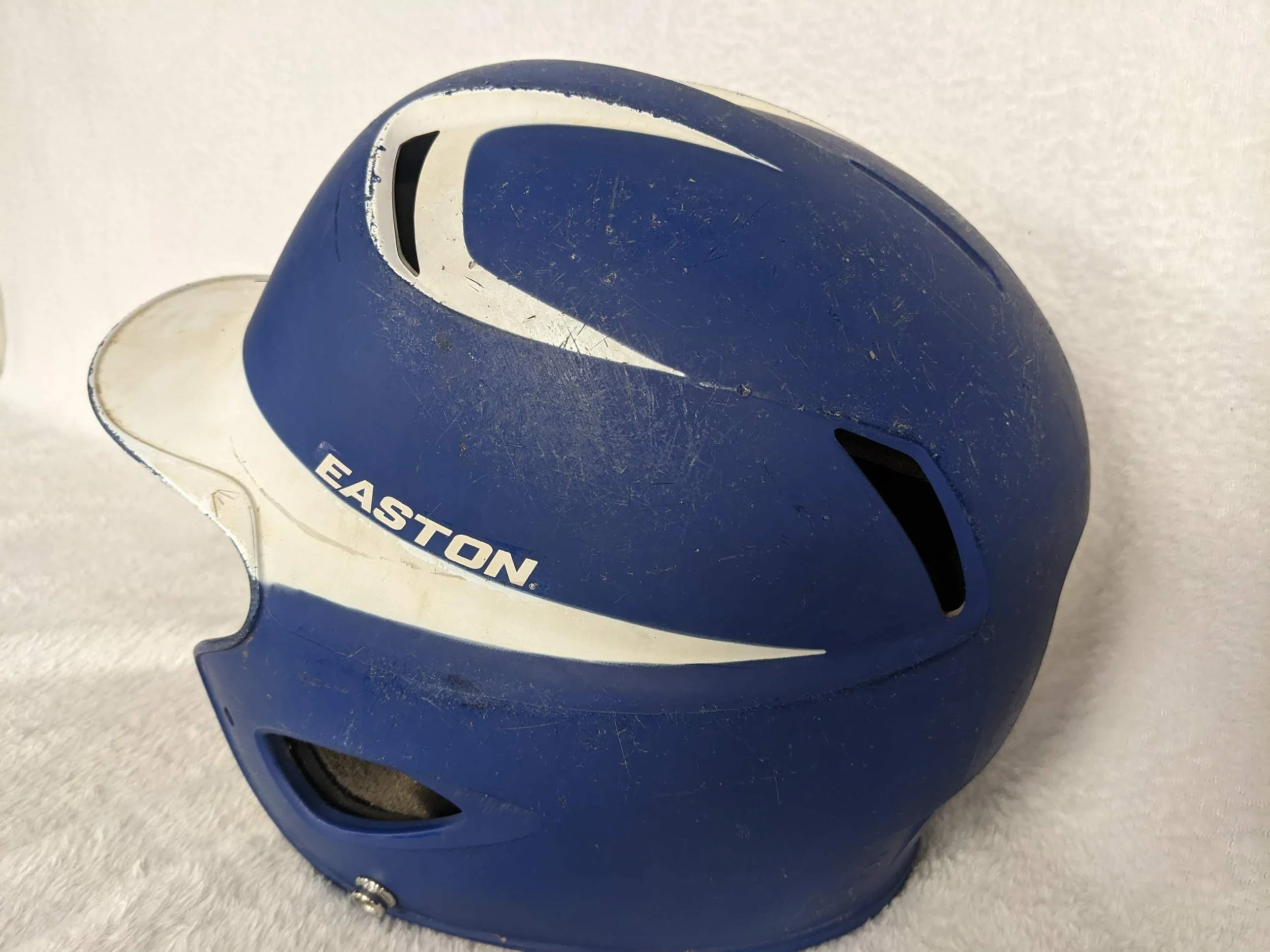 Easton Baseball/Softball Batting Helmet Size Large Color Blue Condition Used - Image 4