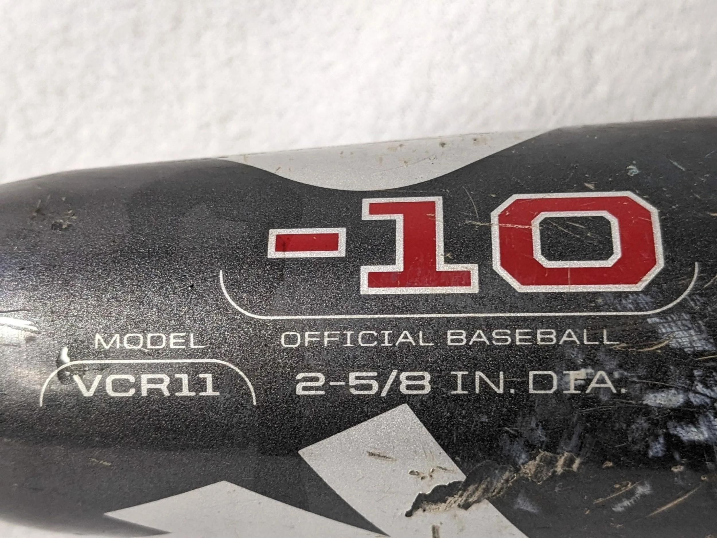 DeMarini Vendetta Baseball Bat Size 31 In 21 Oz Color Gray Condition Used - Image 6