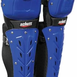 Schutt 17" Air Maxx Scorpion Triple Flex Catcher's Leg Guards Black
