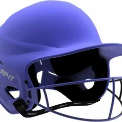 Rip-It MEDIUM/LARGE Vision Pro MATTE Fastpitch Softball Batting Helmet, VISN-M Black