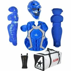 All-Star All Star CKCC912PS Age 9-12 Youth Player's Series NOCSAE Catcher's Kit Navy
