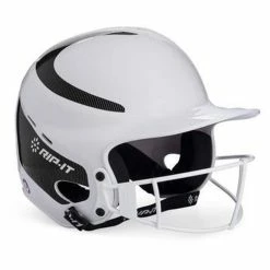 Rip-It Vision Classic Fastpitch Softball Batting Helmet White/Navy