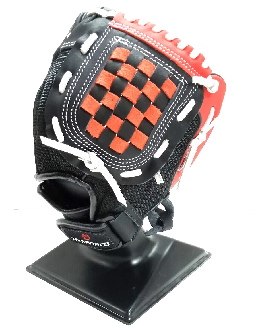 Tamanaco JP3 Youth Baseball Glove Mesh-Serie 10.5 Inches, Black/Red - Image 4