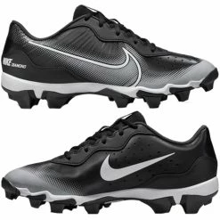 Nike Men’s Alpha Huarache Keystone Low Molded Baseball Cleats Black